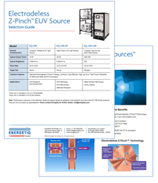 EUV selection guide